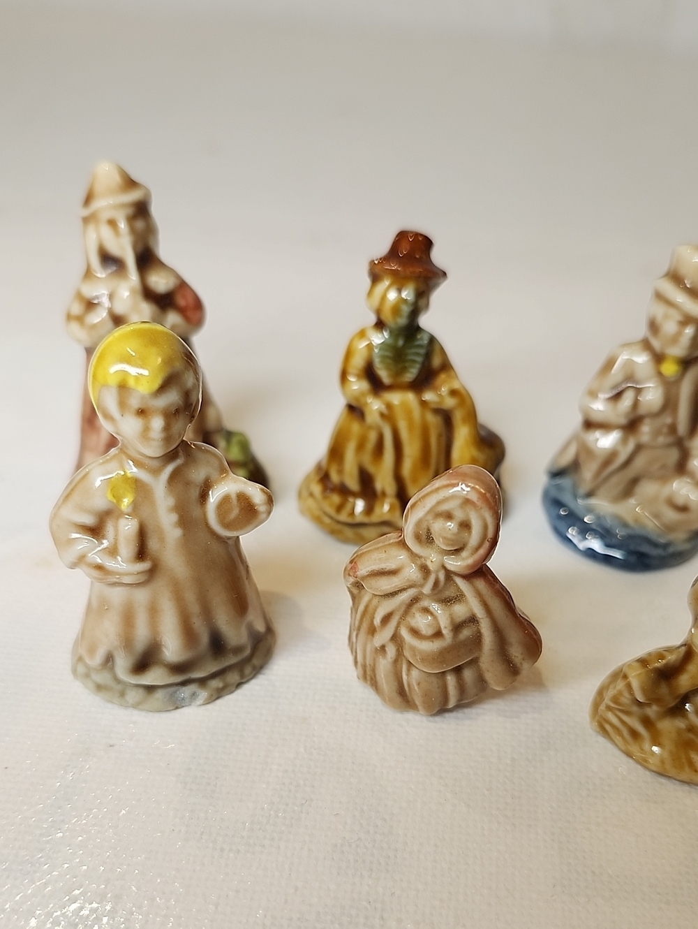 Vintage Wade England Figurine Set Of 8